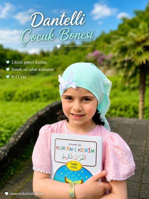 çocuk bonesi-mint